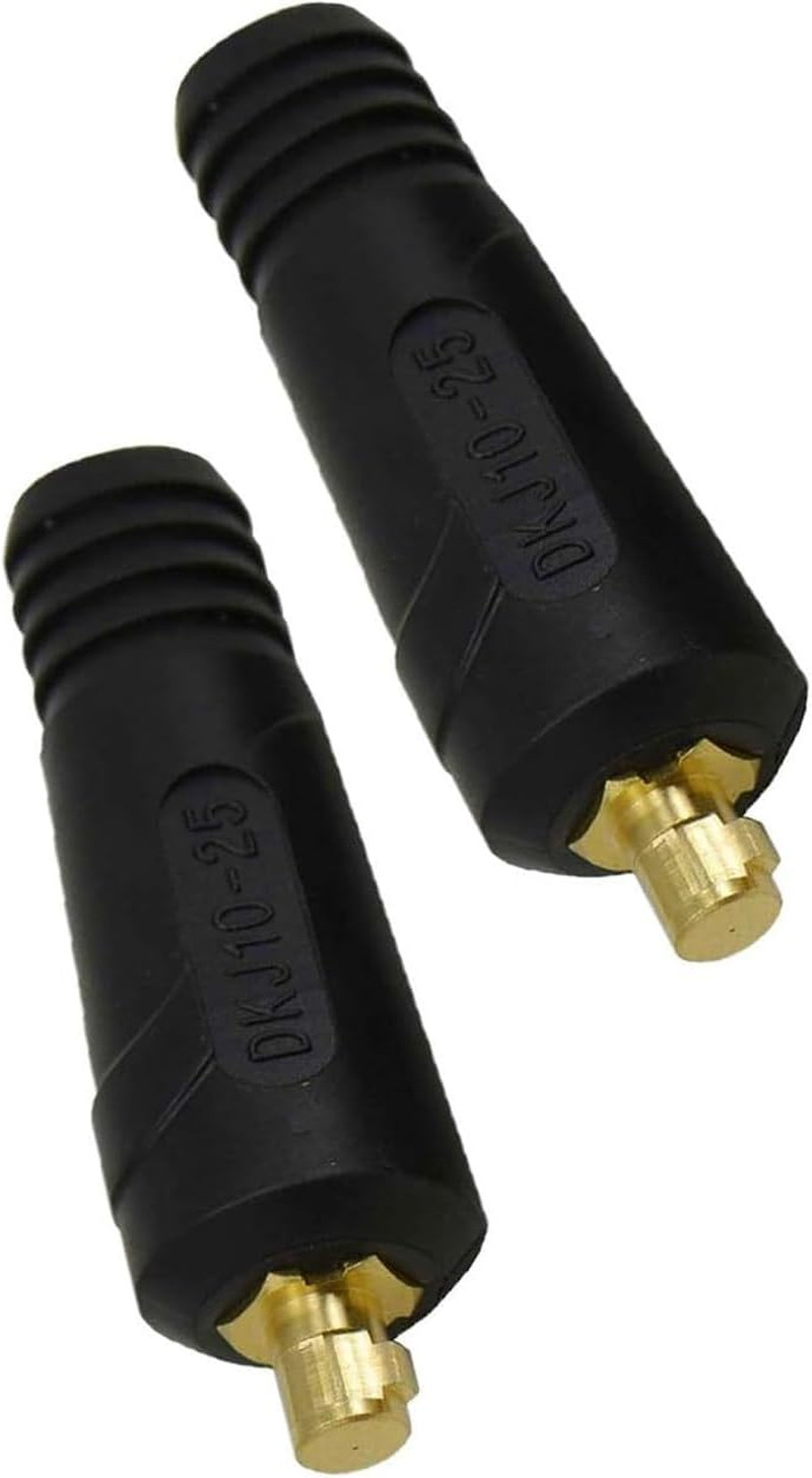 Welding TIG Cable Panel Connector-Plug Black DKJ10-25 200Amp Dinse Quick Fitt…