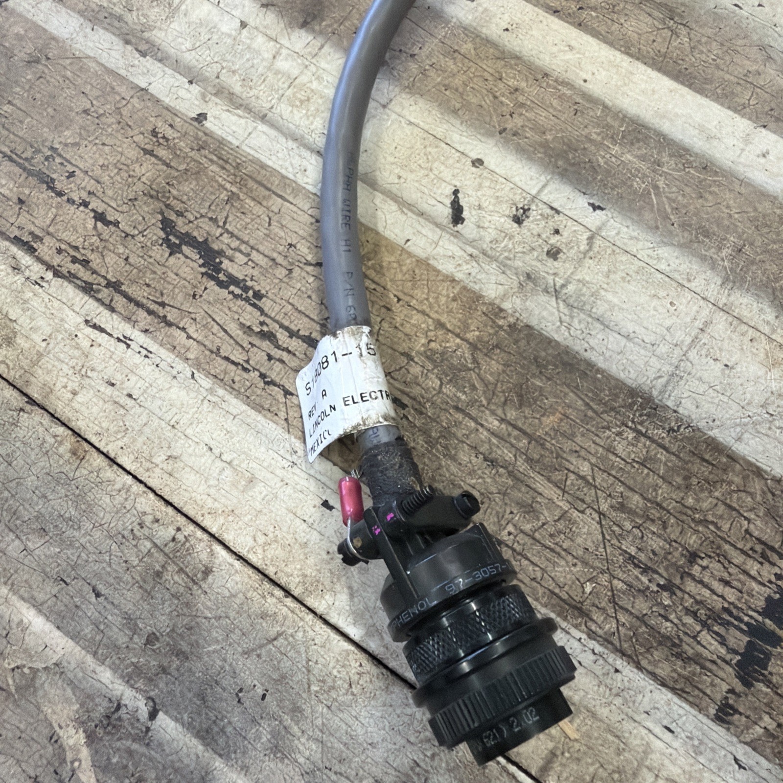 Lincoln Electric K2910-2 12F To 7M Connector Cable Adapter. S18081-15 NOS