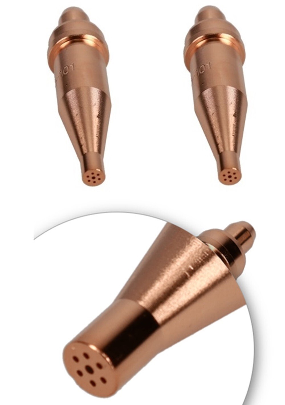 Acetylene Cutting Tips 1-101-00 Compatible with Victor 00-1-101 Cut 1/4″ QTY 2