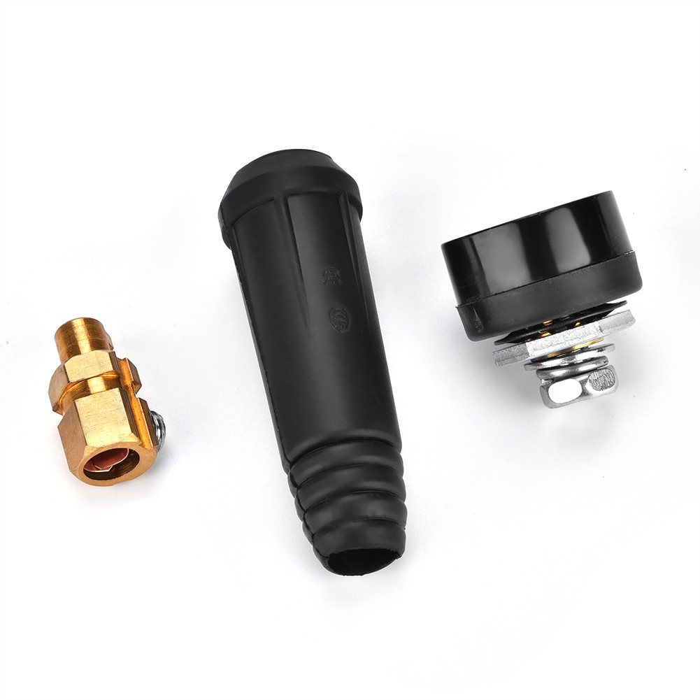 1Pcs DKJ10-25 Black European Style Welding Cable Rapid Connector Quick Fitting
