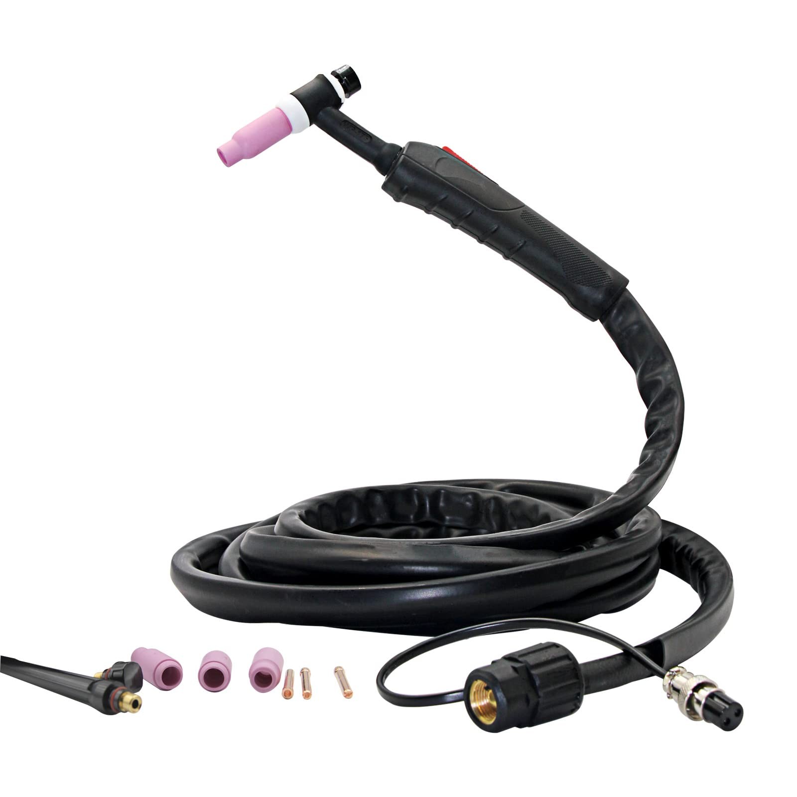 WP17F Air-Cooled Tig Torch With 13FT Cable Plug 16M-2 M16*1.5 Connector (WP17…
