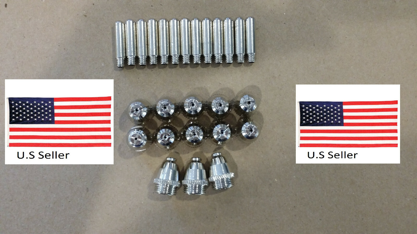 LOTOS Plasma Cutter Consumables LTP5000D, LTP6000, LTPDC2000D 13 elect & 13 Tips