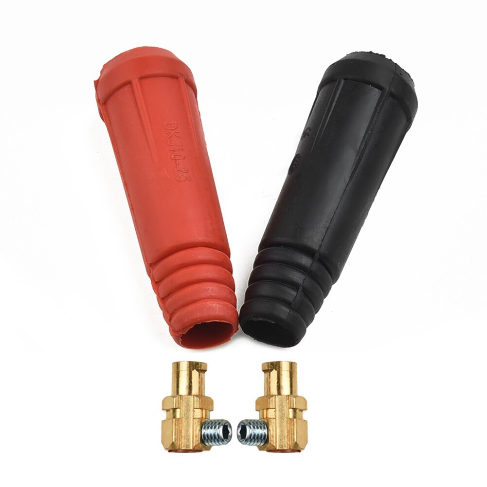 2pcs TIG Welding Cable Panel Connector-Plug DKJ35-50 315Amp Dinse Quick Fitting