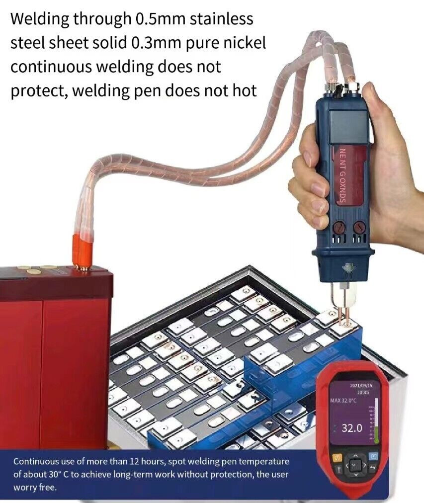801D Energy Storage Battery Spot Welder Li-Ion Iron DIY Small Hand Held Portable