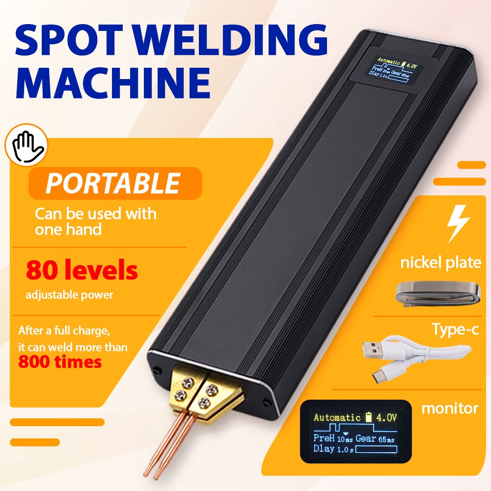 5/10/80/99 Levels Battery Spot Welder Portable Handheld spot welding machine