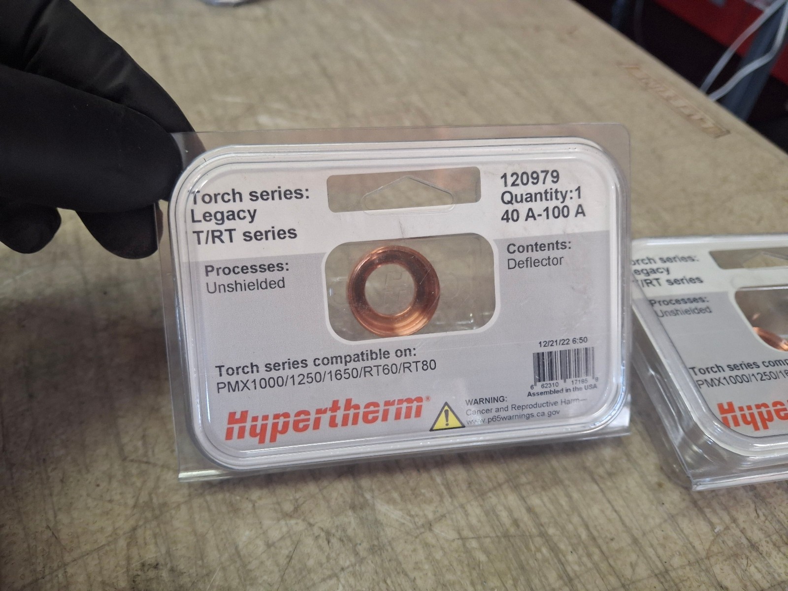 2 Qty. Hypertherm 120979 Deflector Powermax 1000/1250/1650/RT80 Genuine Plasma