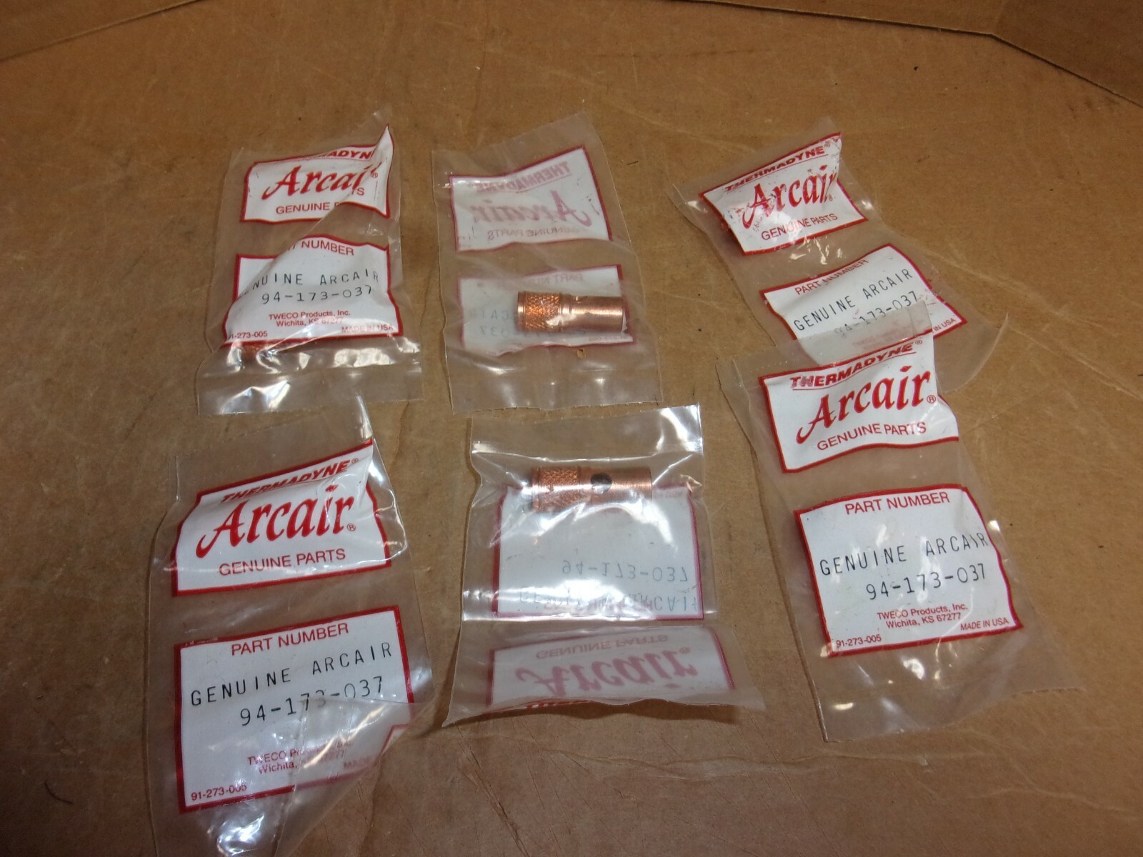 Arcair Welding Adapter , 94-173-037 , lot of 6