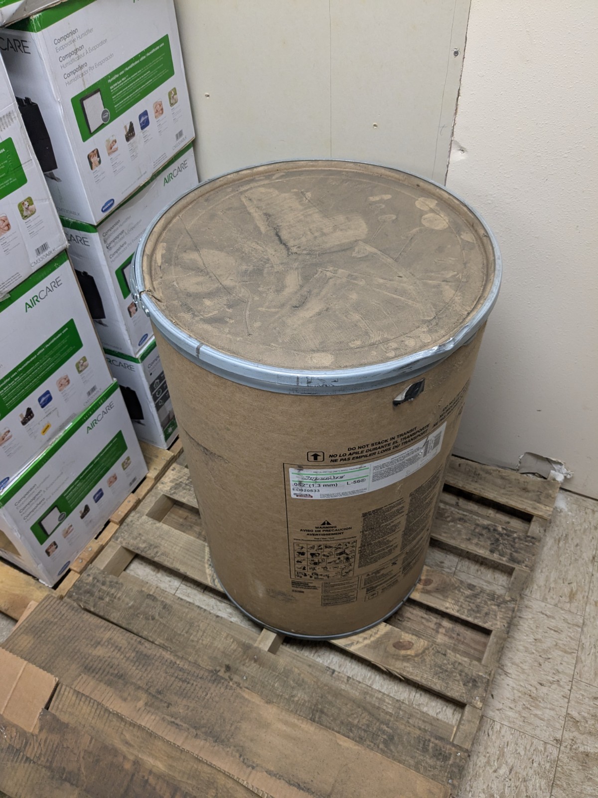 Lincoln Electric Weld Wire – L-56 Superarc .052 500lb Accu-Trak Drum (ED020533)