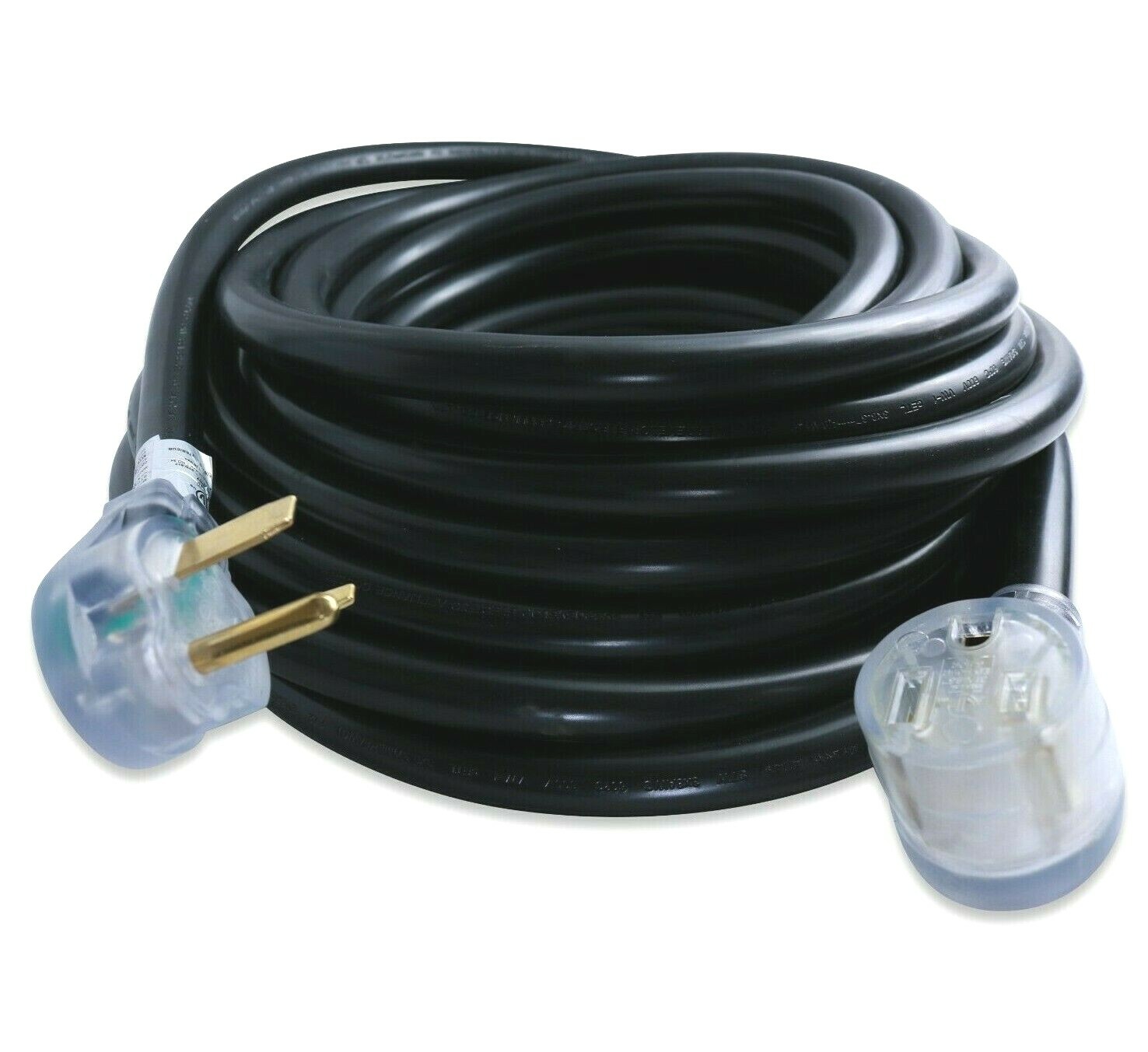Leisure Cords 50′ 220 Volt 50 Amp Heavy Duty 8/3 Welder Extension Cord MIG TIG