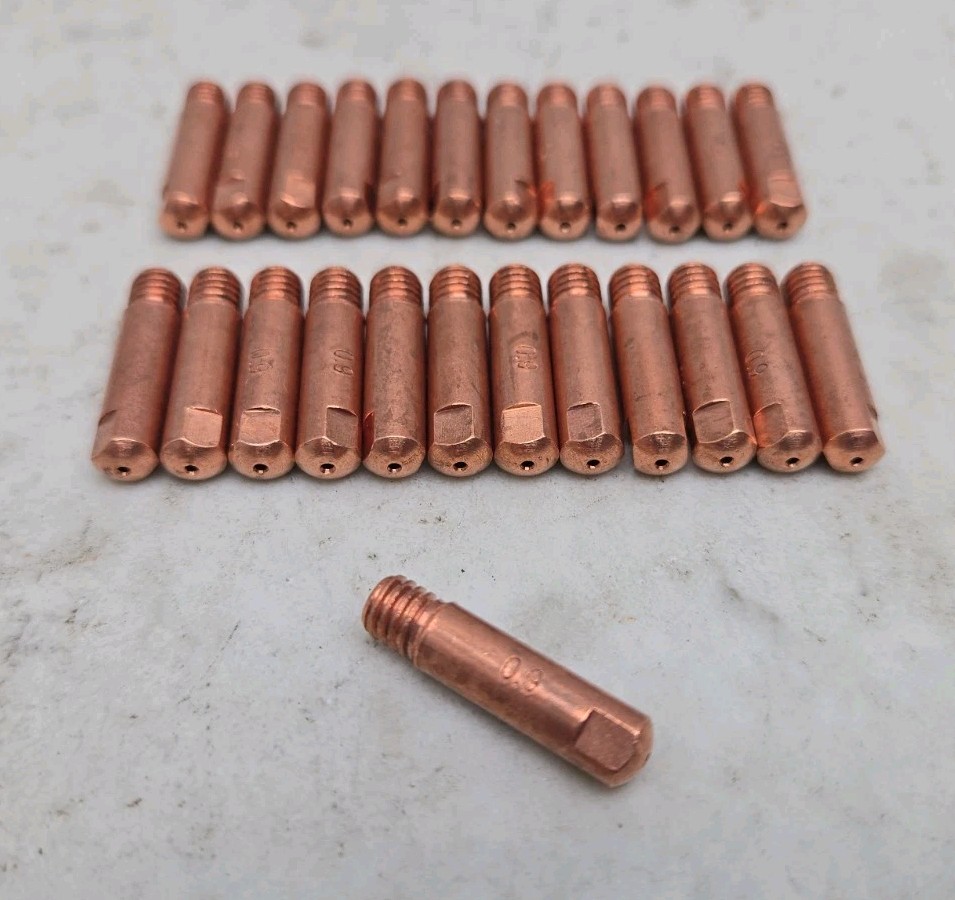 25 Pack Radnor .035″ X 25mm M6 Series Contact Tip For Binzel MB 24T MIG Guns 0.9