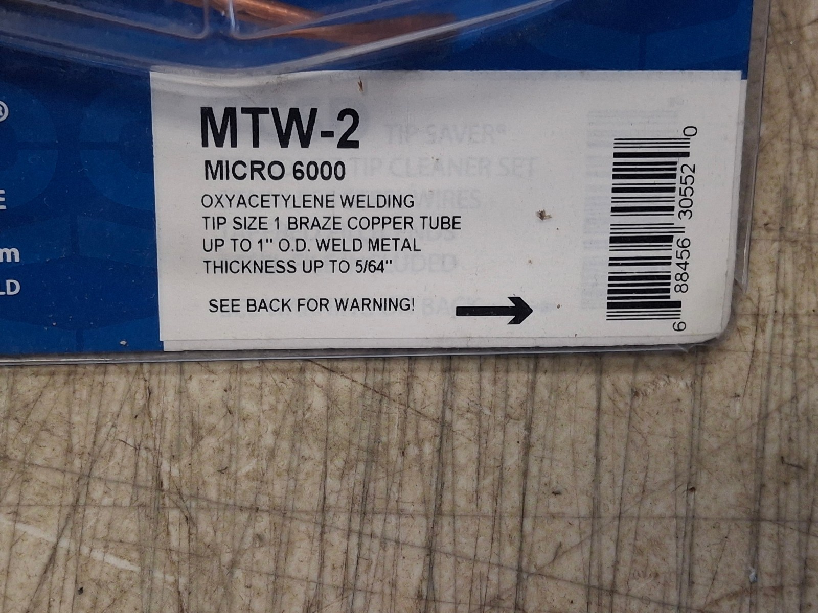 Uniweld MTW-2 MICRO 6000 Welding Tip #2