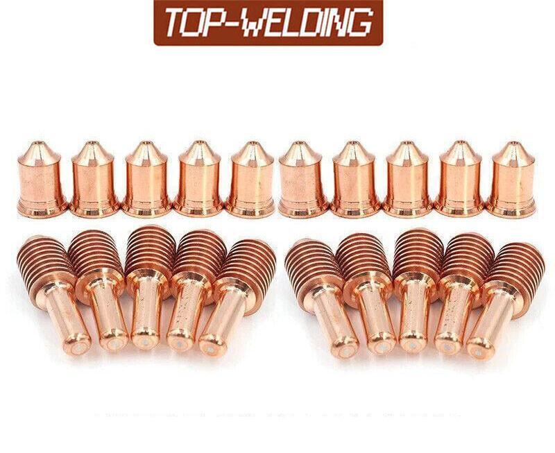 20pcs 52677 51418 85A Electrode Nozzle for X125 TH-125 TM-125 Tecmo Plama Torch