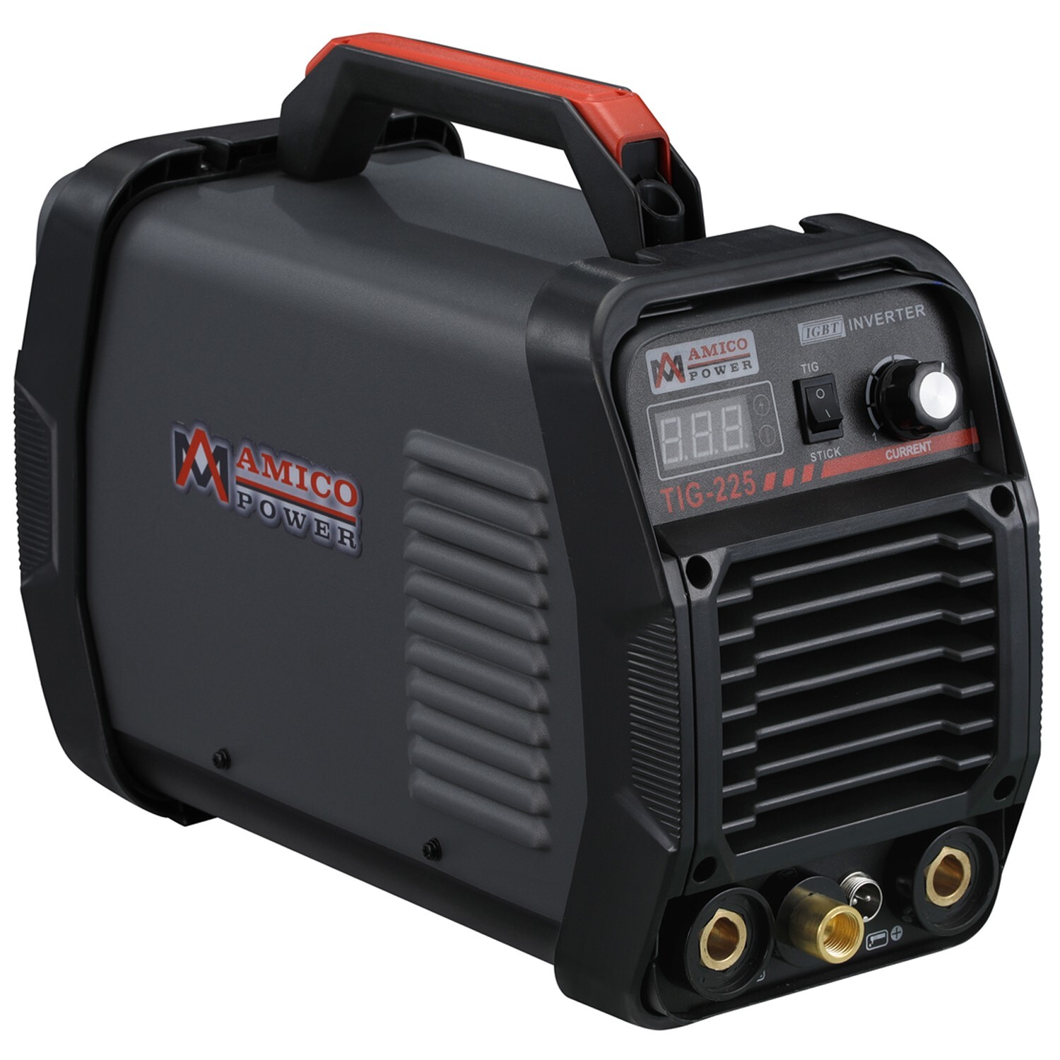 Amico TIG-225, 225 Amp TIG/ARC/Stick Combo Welder, 100% Start, 60% Duty Cycle.