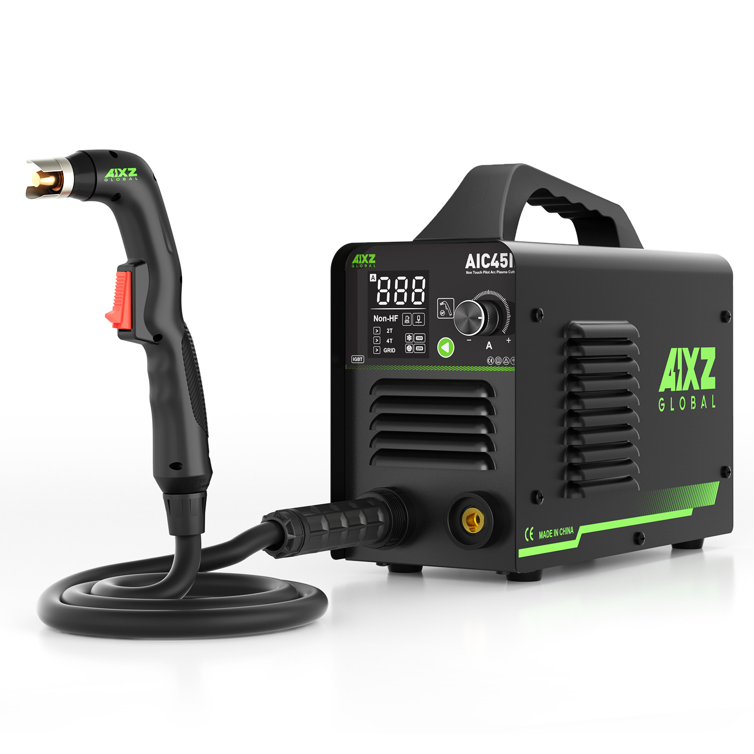 AIXZ Dual Voltage 110/220V IGBT Plasma Cutter Non-Touch Pilot Arc Non-HF Cutter