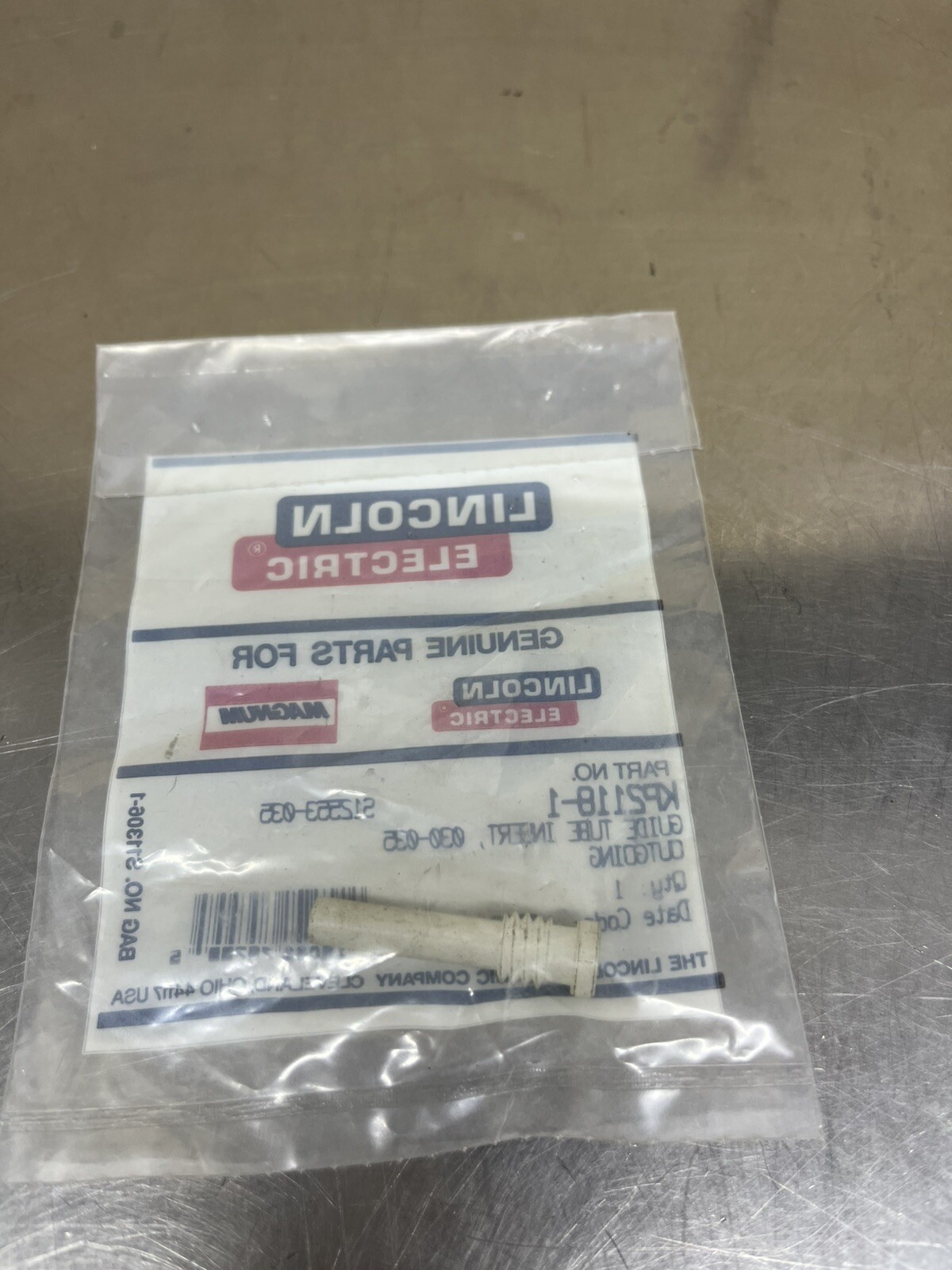 Lincoln Electric KP2118-1 Guide Tube Insert 030-035” Outgoing New Sealed Package