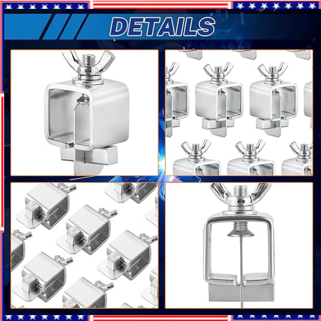 16 Pack Butt Welding Clamps for Auto Body Panel Sheet Metal Patch Repairs