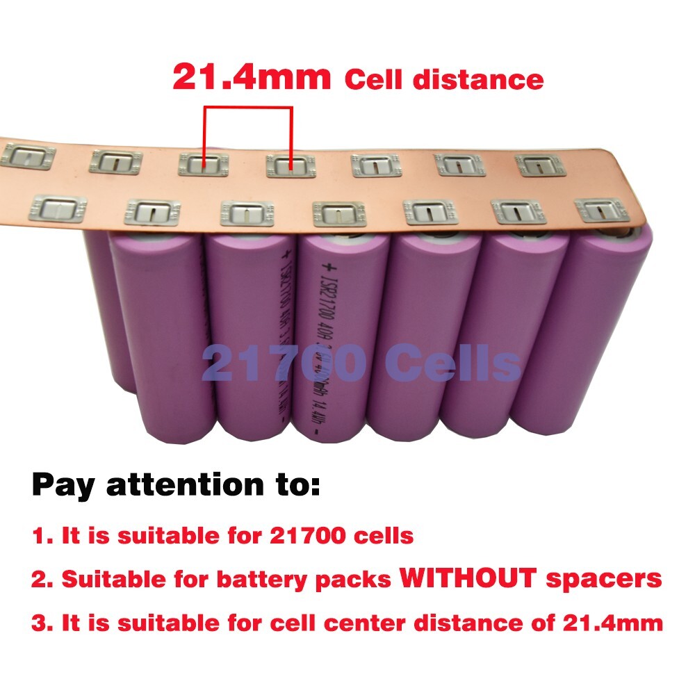 3PCS 31.5″ Copper Busbar replace pure nicke for 21700 battery easy spot welding