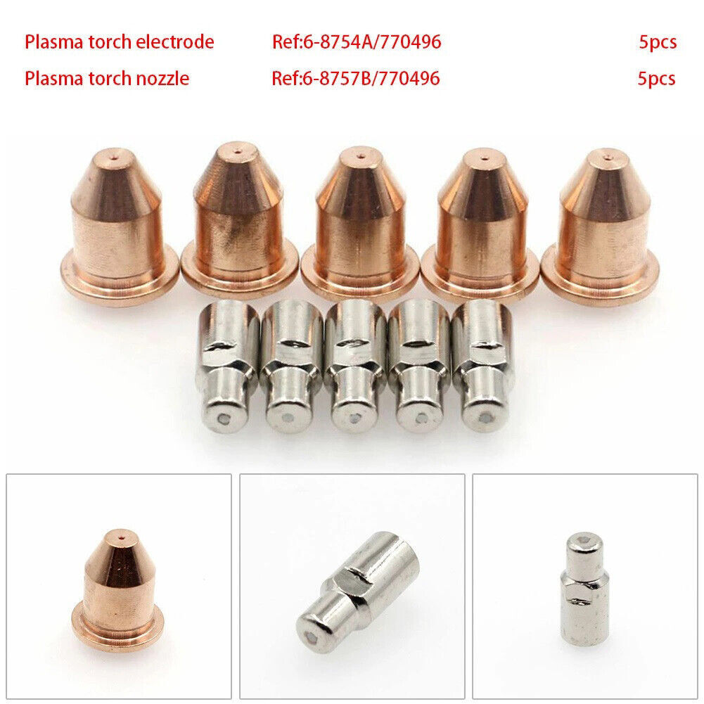 Electrode + Nozzle for HOBART Airforce 250CI 500i HP-25/50 770496 Plasma torch