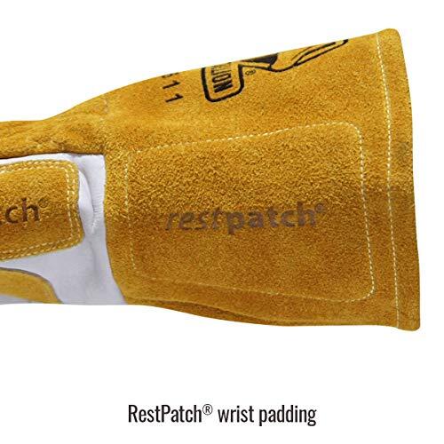 Revco GM1611 Top Grain Leather Cowhide mig Welding Gloves with Reinforced Pal…