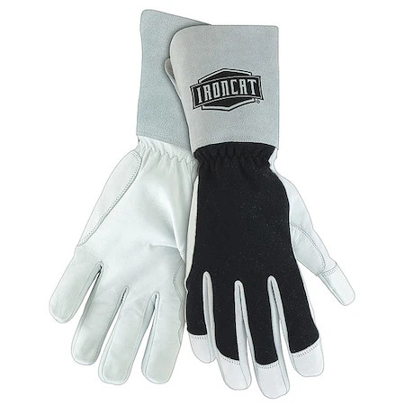 Ironcat 9073/2Xl Welding Gloves, Gauntlet Cuff, Reinforced Thumb, Premium