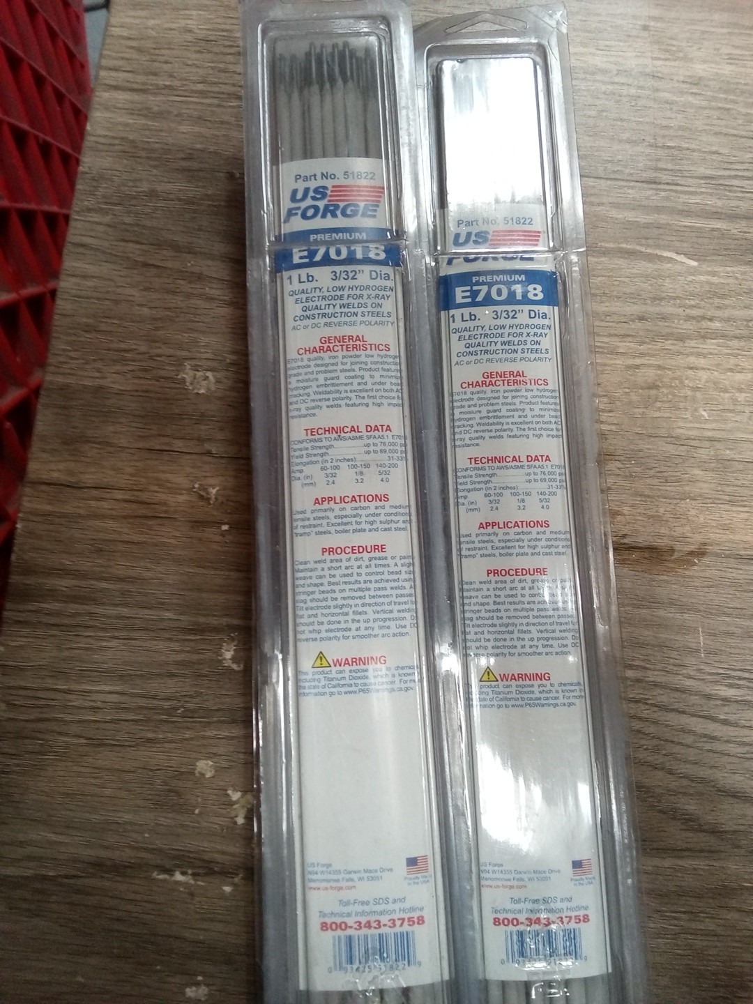 5pkg E7018 3/32″ 51822 Low hydrogen Electrode Welding Rods 439