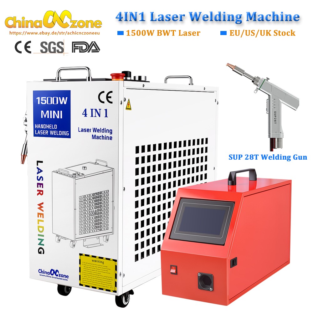 1500W 2000W 4in1 Fiber Laser Welding Cleaning Cutting Machine Metal Rust Romoval
