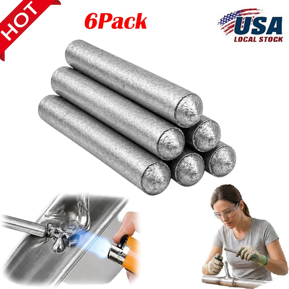 6-18Pack Low-Temperature Universal Welding Rods for Metal—Melt Easily New