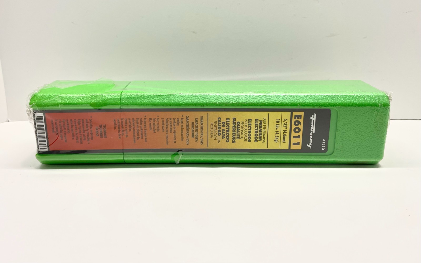 NEW – Forney 5/32 in. E6011 Mild Steel Welding Electrodes, 10lbs, 31310