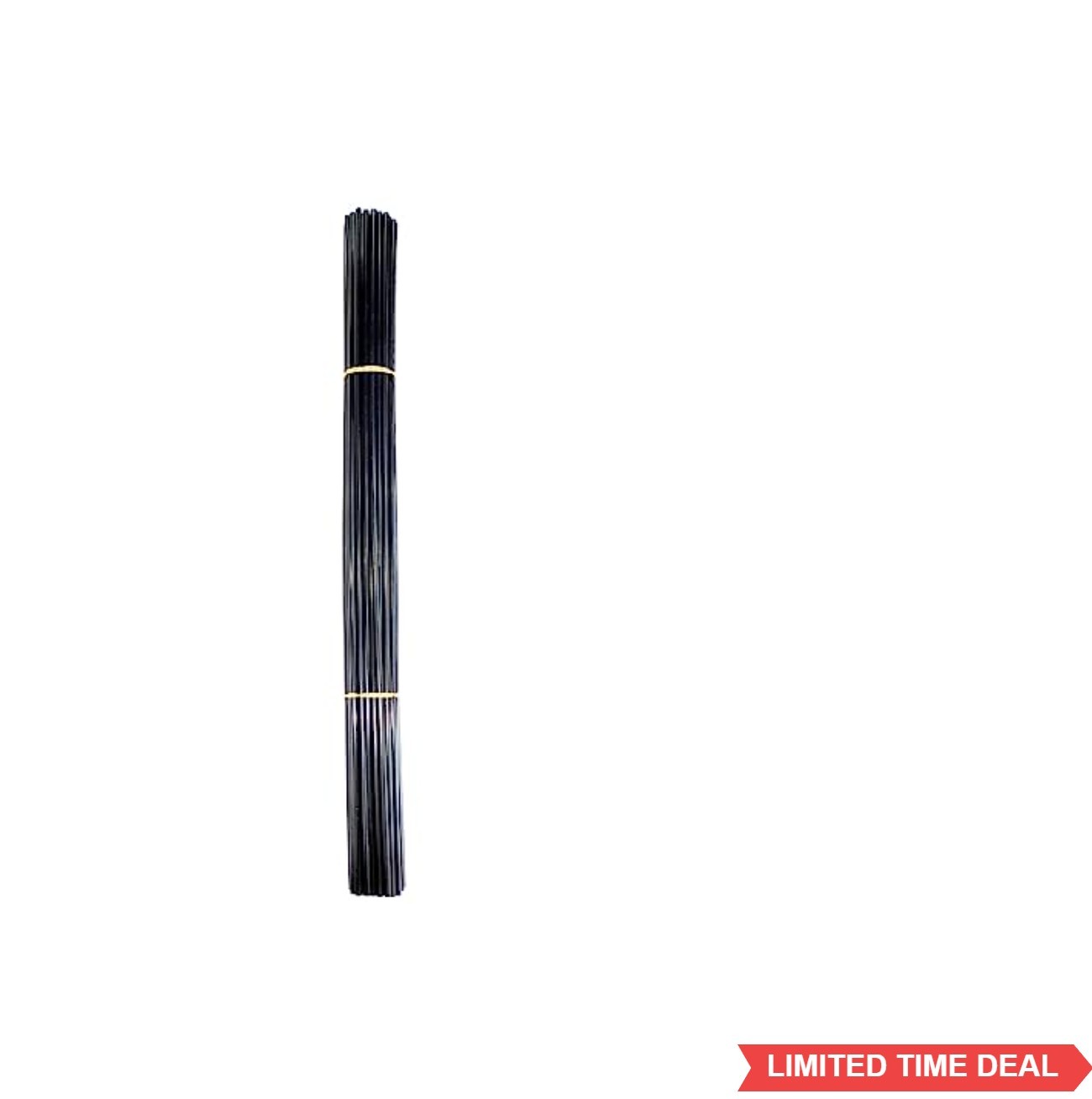 HDPE Plastic Welding Rod 1/8 Inch 52 Feet Black Round Rods 50 Pack Welding