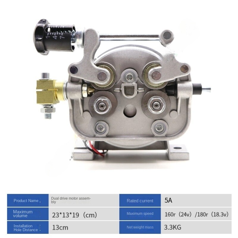 Wire Feeder Drive Motor CO2 Welding Wire Feeder Motor 24V 18.3V Single Drive
