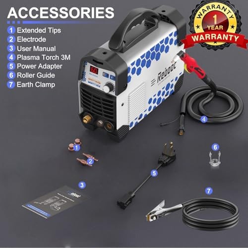 Reboot 60A Plasma Cutter Dual Voltage 120V/240V 1/2 Inch Cut