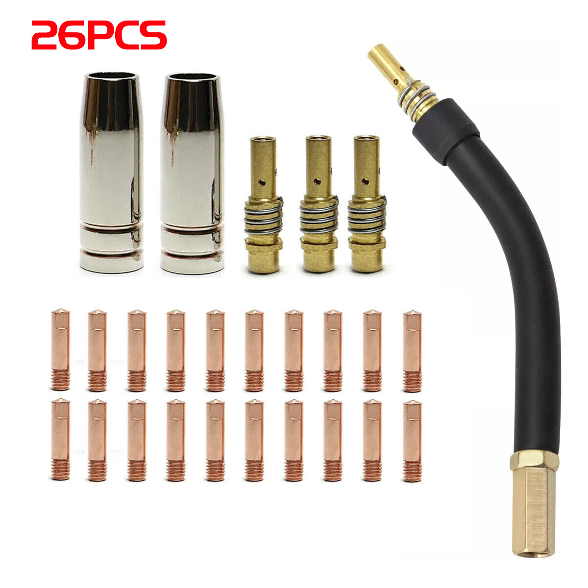 tip nozzle Swan Neck Kit fits Everlast Power i-MIG 140E 200E 200 Welder