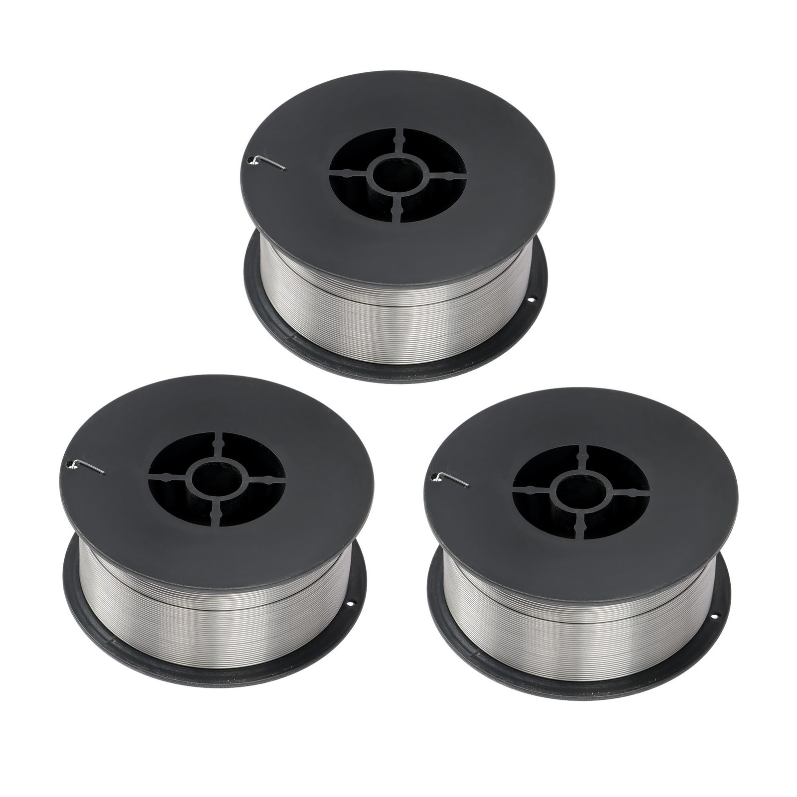 (3 x 2-Lb Spools)E71T-GS .035″ Flux Core Welding Wire – Gasless Mild Steel MIG