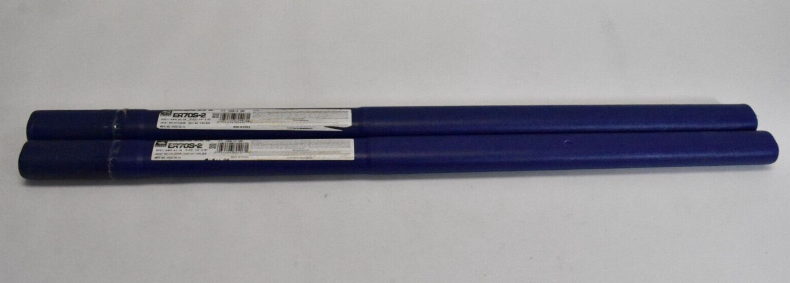 Washington Alloy Welding Rod Er70S-2 Aws A5.18 1/8″ X 36″ Lot of 2 20 lbs Total