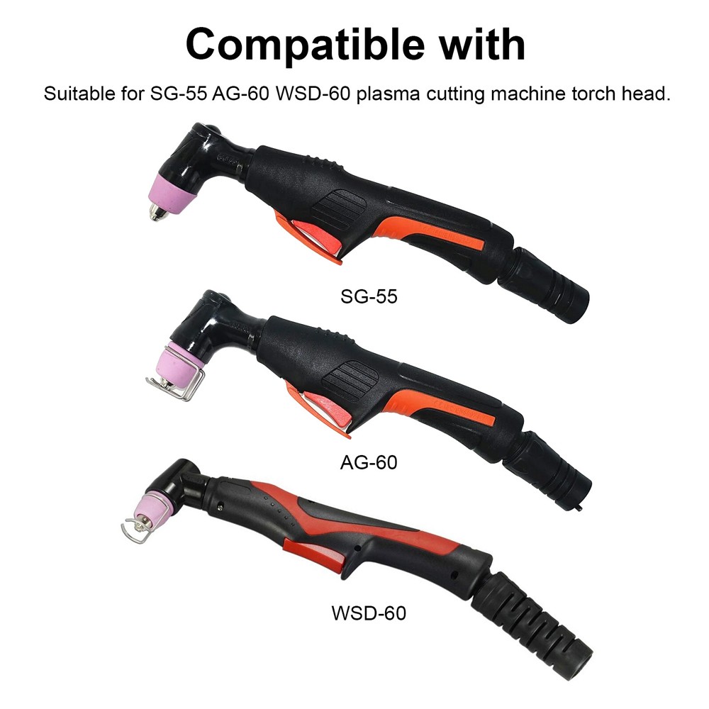 24pcs Plasma Cutter Torch Consumables Tip Kit For SG-55, AG-60, WSD-60, CUT50 60