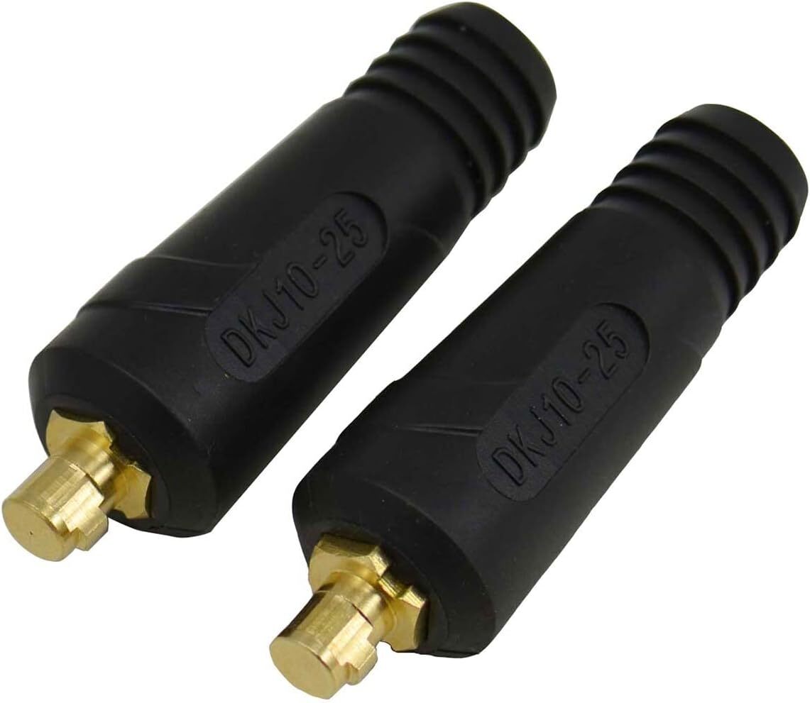 TIG Welding Cable Panel Connector-plug DKJ10-25 DKZ10-25 200Amp Dinse Quick Fitt