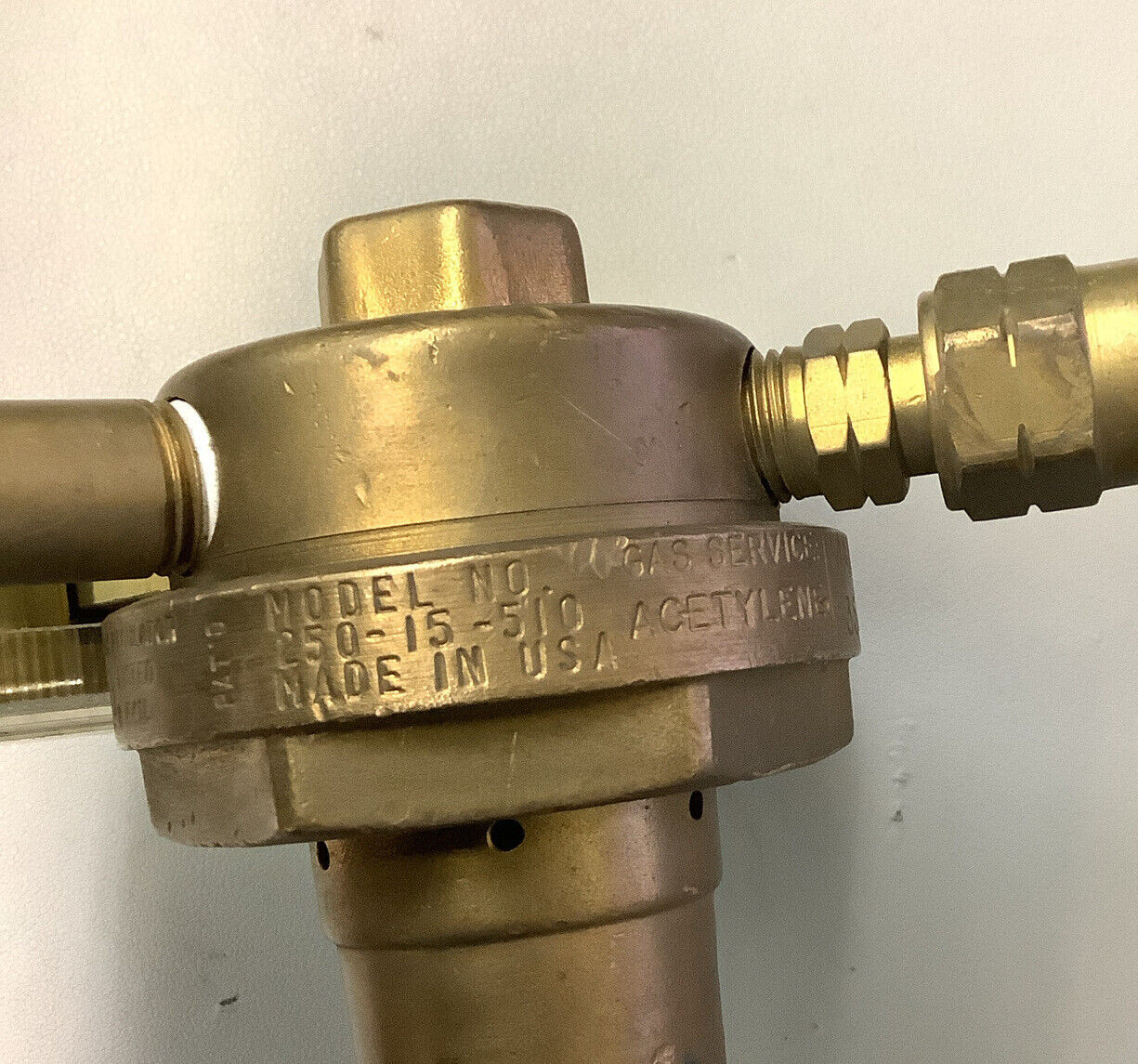 Western Enterprises Acetylene Regulator 250-15-510, Medium Duty, 350 PSIG (b97)