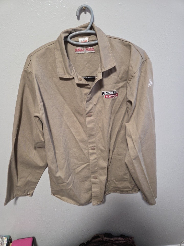Lincoln Electric Flame Resistant (FR) Welding Shirt Jacket-XL Red Line Apparel