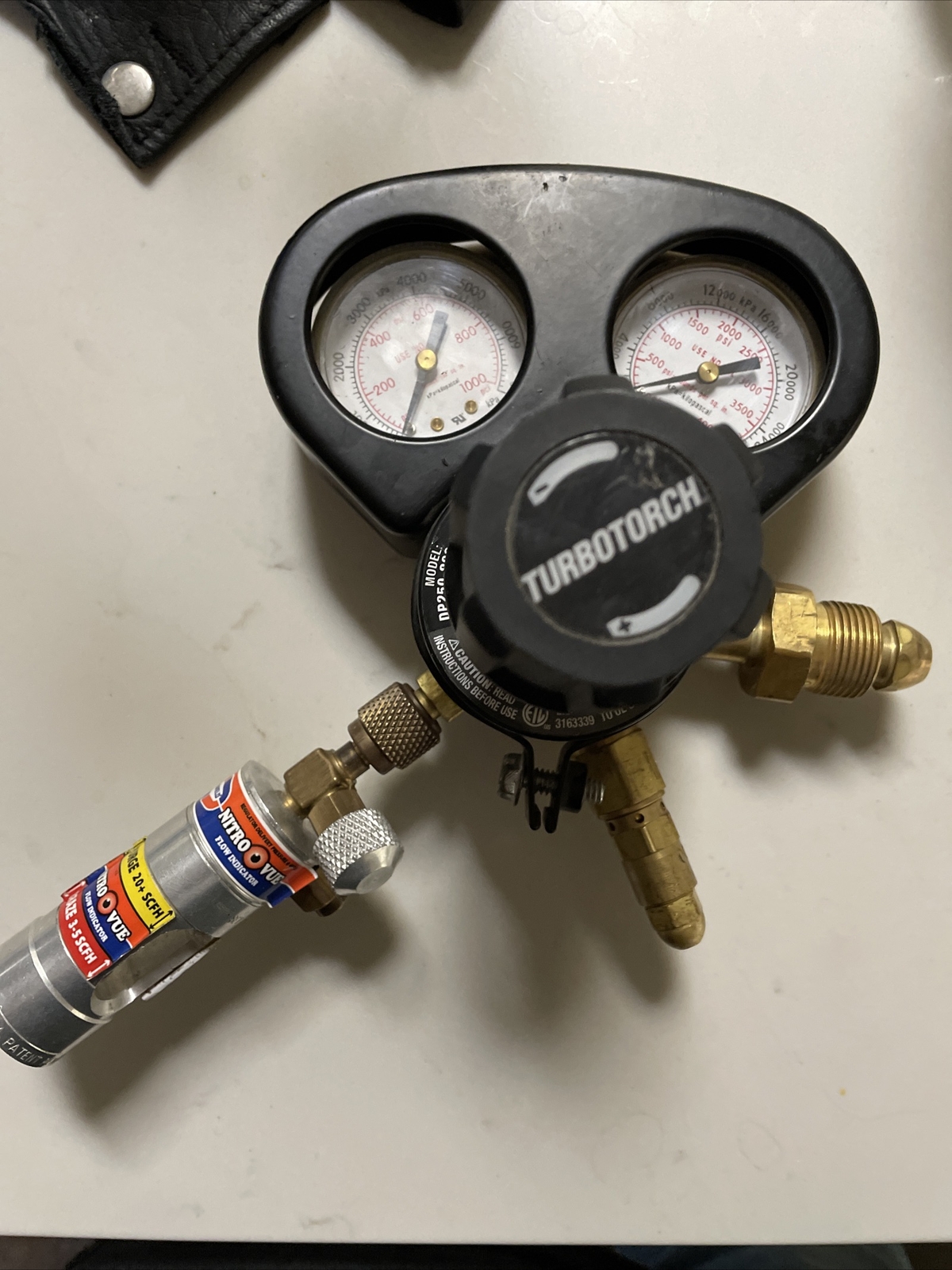 TurboTorch 0386-0857 DP250-800-580 Nitrogen Purge Regulator 800 PSIG 1