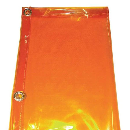Zoro Select 22Rn57 Welding Curtain, Transparent Pvc, 6 Ft. W., 6 Ft. H., 13,