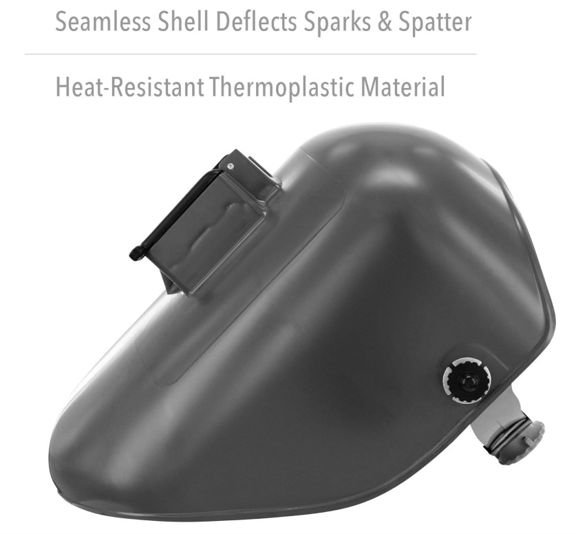 Tigerhood Classic Thermoplastic Welding Helmet, Gray (906GY)