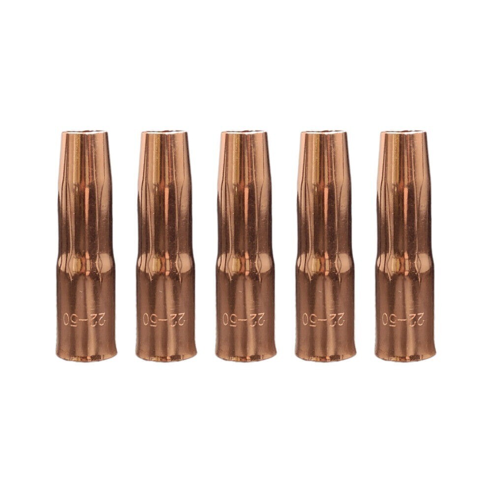 5 pcs Nozzles 1/2″ fit Linc. Power MIG 200 PowerMIG 10564 Welder