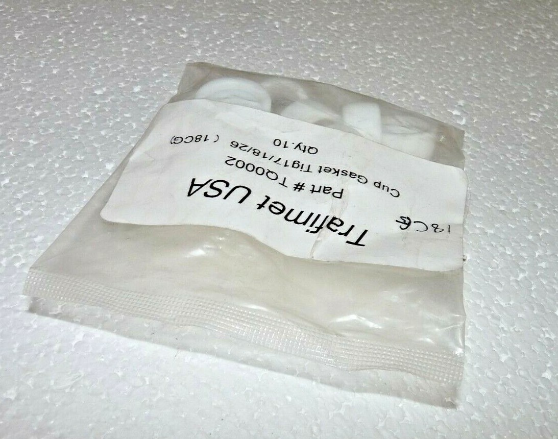 Triafimet TQ0002 Cup Gasket for Welding Gun 17 18 & 26 GTAW TIG PACK OF 10 NEW