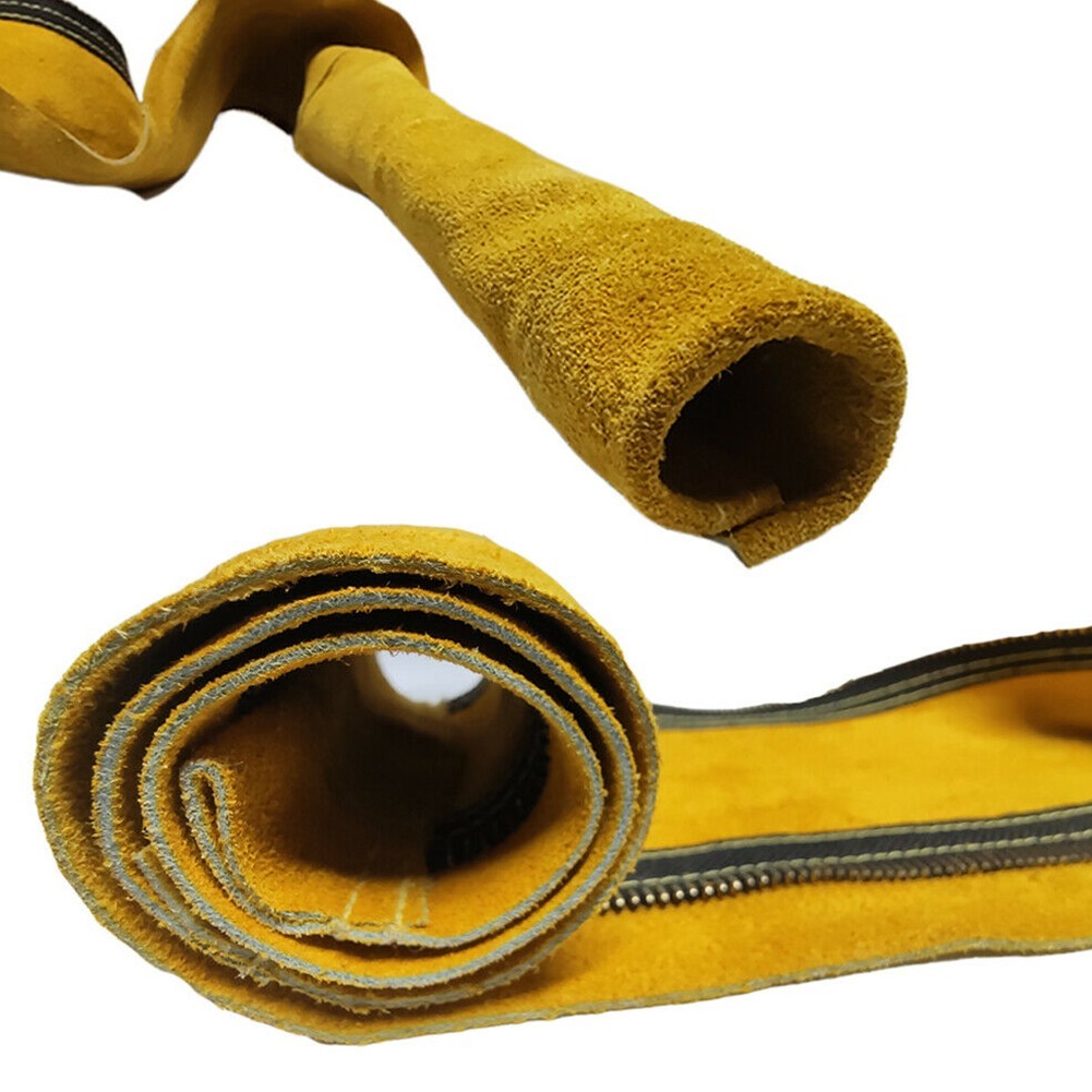 1 �� TIG Mig Cowhide Leather Welding Torch Cable Hose Cover ?23ft L 4in W With