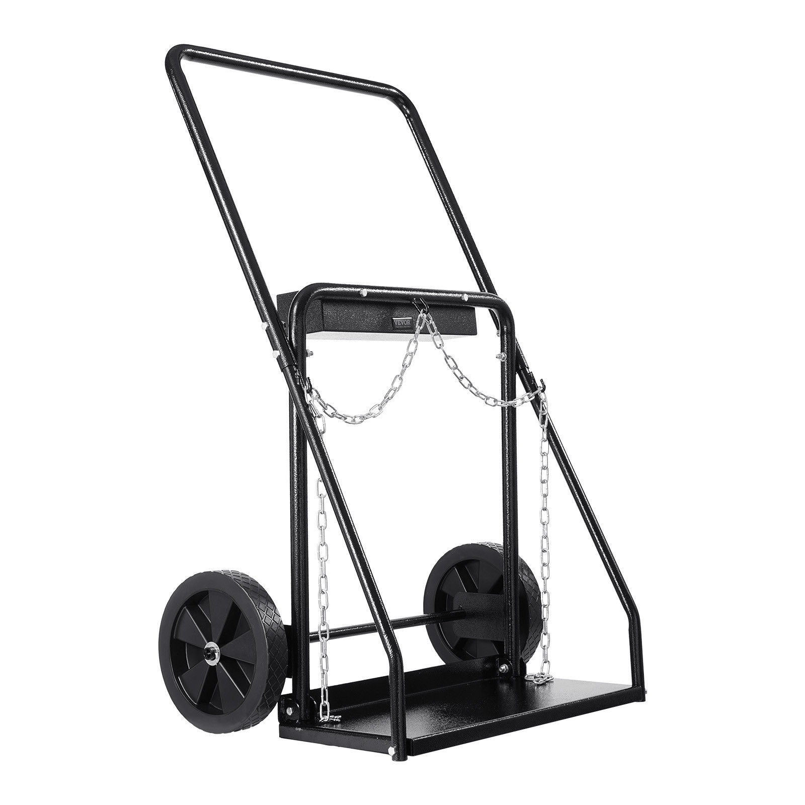 Dual Welding Cylinder Cart Oxygen Acetylene Tank Cart with 10″ Solid Wheels