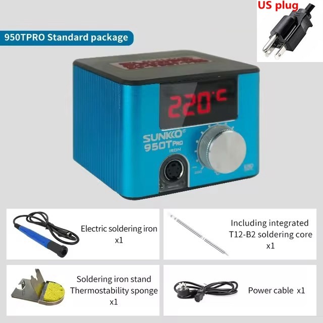 Electric Spot Welder Adjustable+Soldering Station Kit Electric Soldering Repair