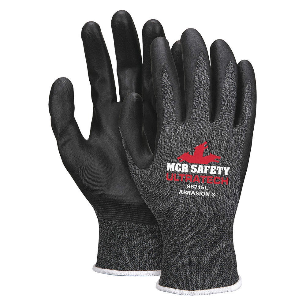 MCR SAFETY 96715XL Knit Gloves,Glove Size XL,PK12 55VT79