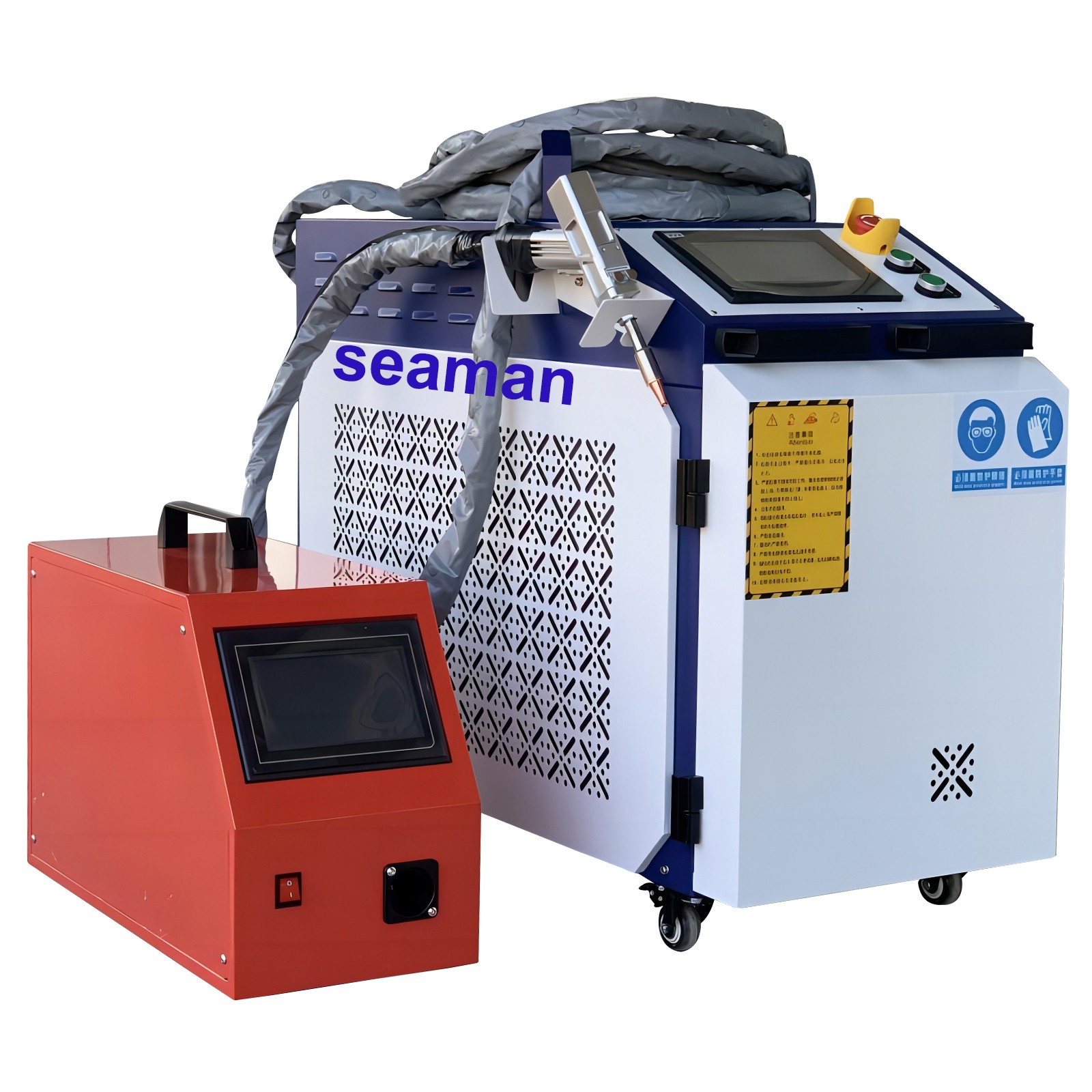 2000W Raycus Fiber Laser Welder 4‑in‑1 Rust Remover Metal Welding US Local Stock