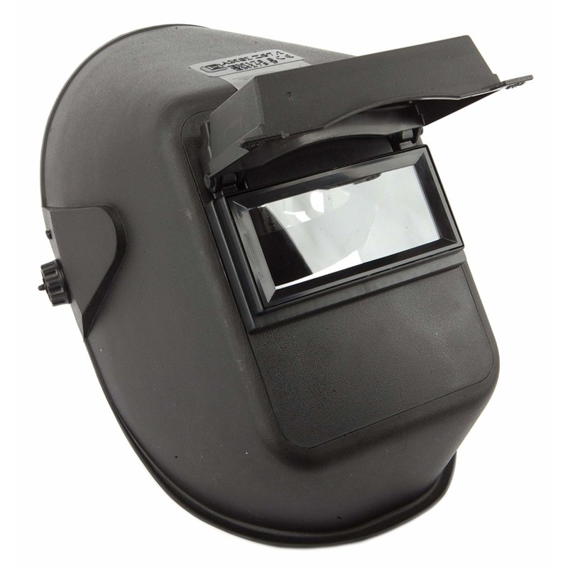 Forney 55666 Glass Black Ratchet Headgear Welding Helmet 2 L x 4-1/4 W in.