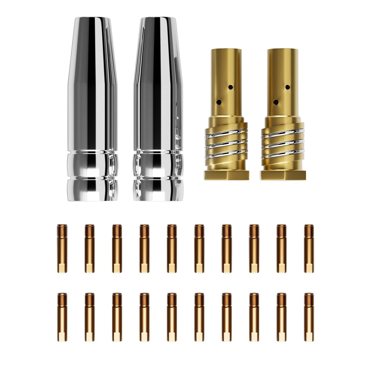 GZ GUOZHI MIG Welding Gun Accessory Kit .030″ Tip-Nozzle-Diffuser Consumables